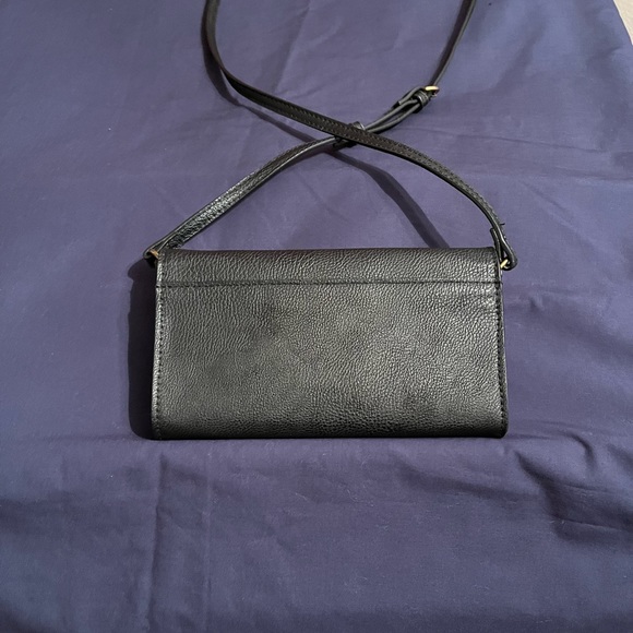 Little Black Purse with strap or use as a Clutch - Picture 2 of 5